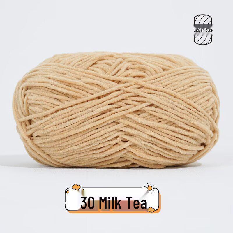 Meng Xiao Ya Matte Chenille Golden Velvet DIY Crochet Doll Bag Kit