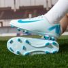 New Nike Anti Slip Wear Resistant Low Top Kids' Soccer Shoes Blue Teenagers FQ8286-400