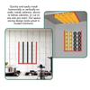 6 Pack Wall Mount Holder PVC Material Coffee Capsule Holder Compatible with Keurig Nespresso