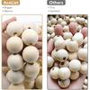 AceList 72in Large Wood Bead Garland Decorative Beads with Tassels, Long Wooden Beads Garland, Coffee Table Decor, Perfect Boho Farmhouse Bookshelf