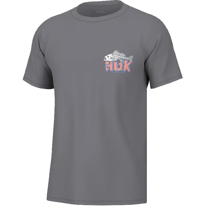HUK Mens Fishing Graphic Tee, Performance Short Sleeve, Quick-Dry