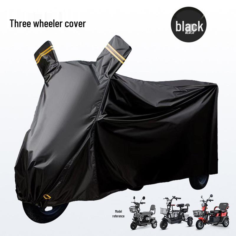 

Водонепроникний, пилозахисний, захищений від граду та сонячного випромінювання чохол для електричного трицикла S (1.5m, ≤0.8m width)