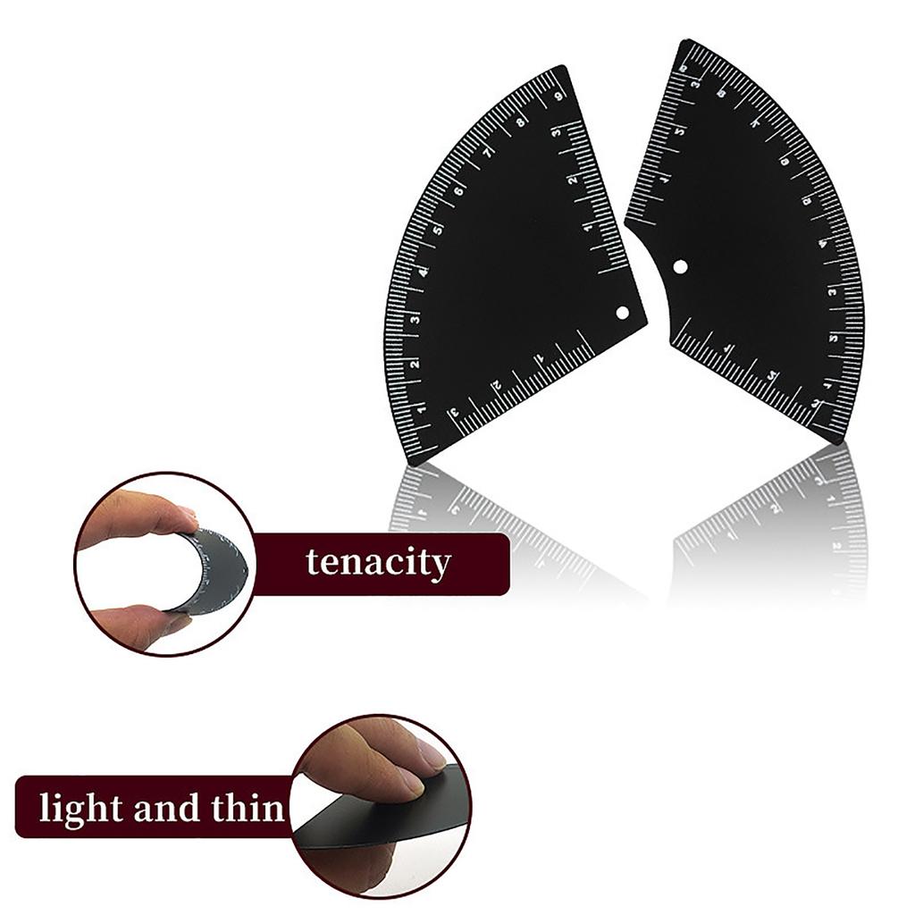 Eyebrow Ruler Set Of 2 Makeup Measuring Guide Tool For Quick Symmetrical Brow Shaping