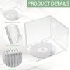 15pcs Premium CD/DVD Acrylic Case 10.4Mm Standard Single Clear CD Jewel Case with Assembled Tray Fan Collectibles Music Albums