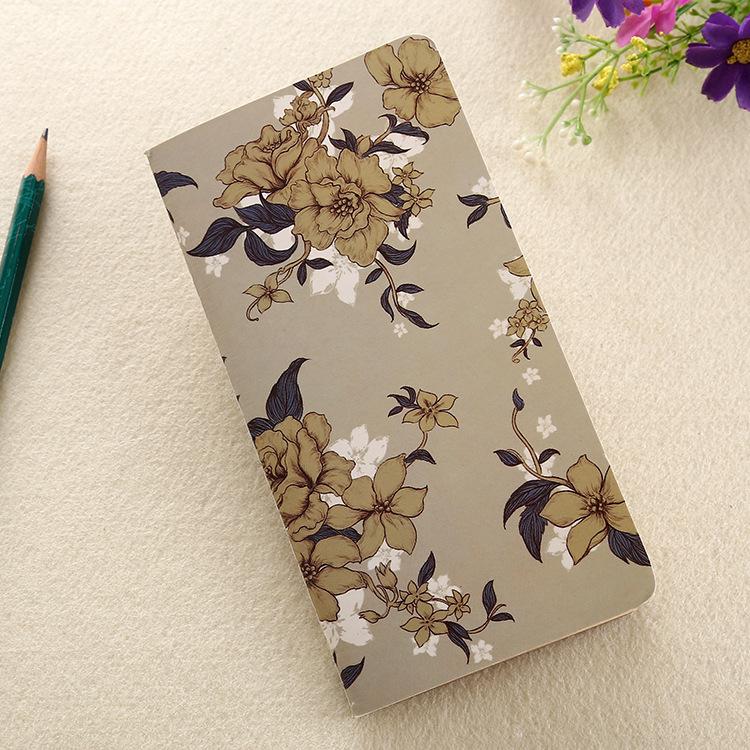 Custom Retro Stitched Kraft Paper Notebook - Portable Student Diary