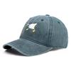 Cartoon Goose With Knife Embroidered Baseball Cap Soft Casual For Women Men Spring Summer Wide Brim Sun Hat