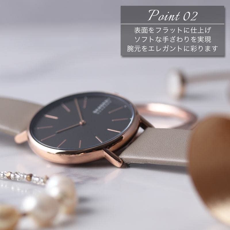 Smooth Leather Replacement Watch Gold Antique Tarnished [MOD] Strap, Strap, 13mm, Greige, Buckle, Style,