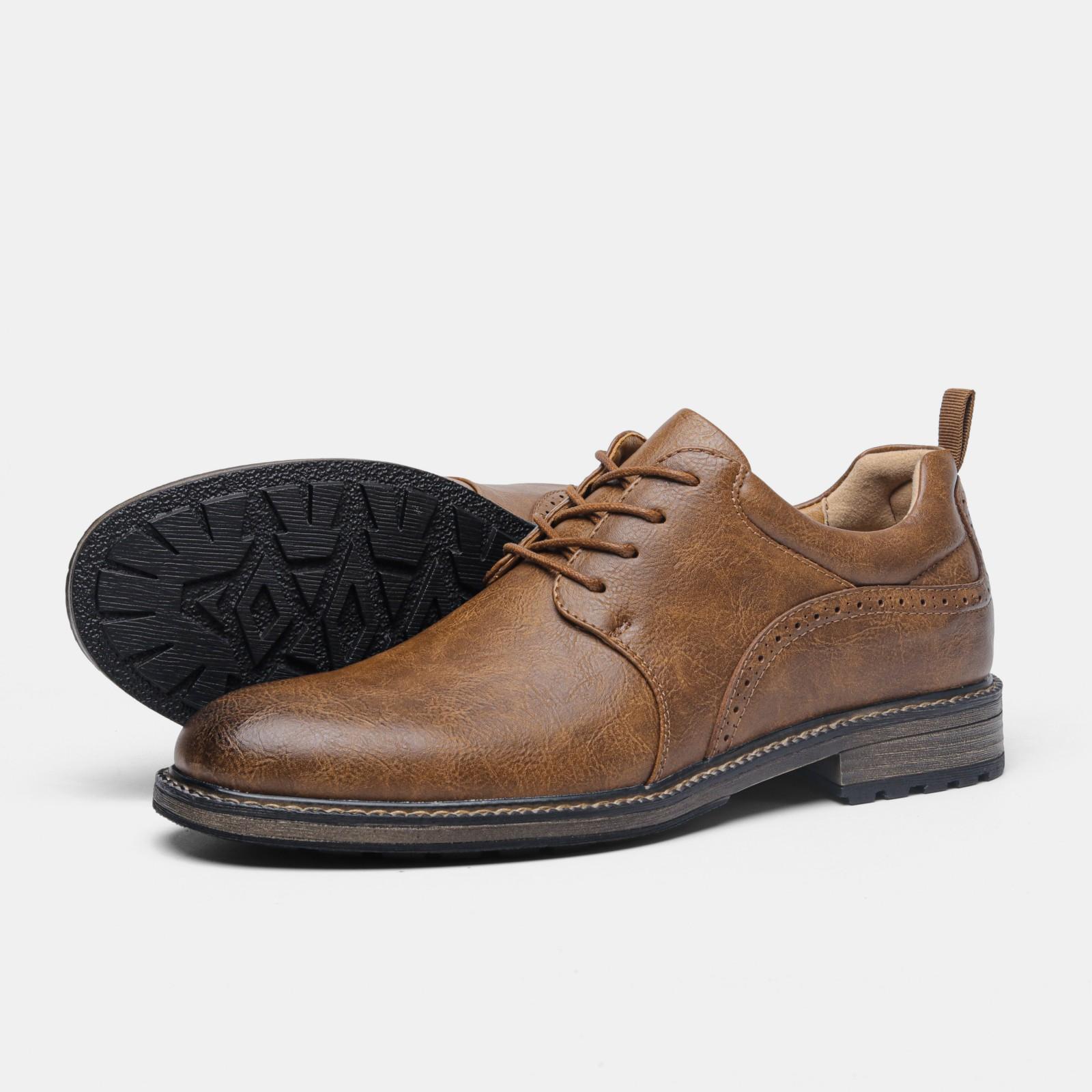 

40~46 Casual Shoes Men Fashion Brand Comfortable Leather Shoes Men #Al7261 41