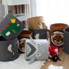 Cartoon Storage Basket Foldable Kids Toys Clothes Shoes Storage Bucket Washable Dirty Clothes Basket Home Storage Laundry Basket