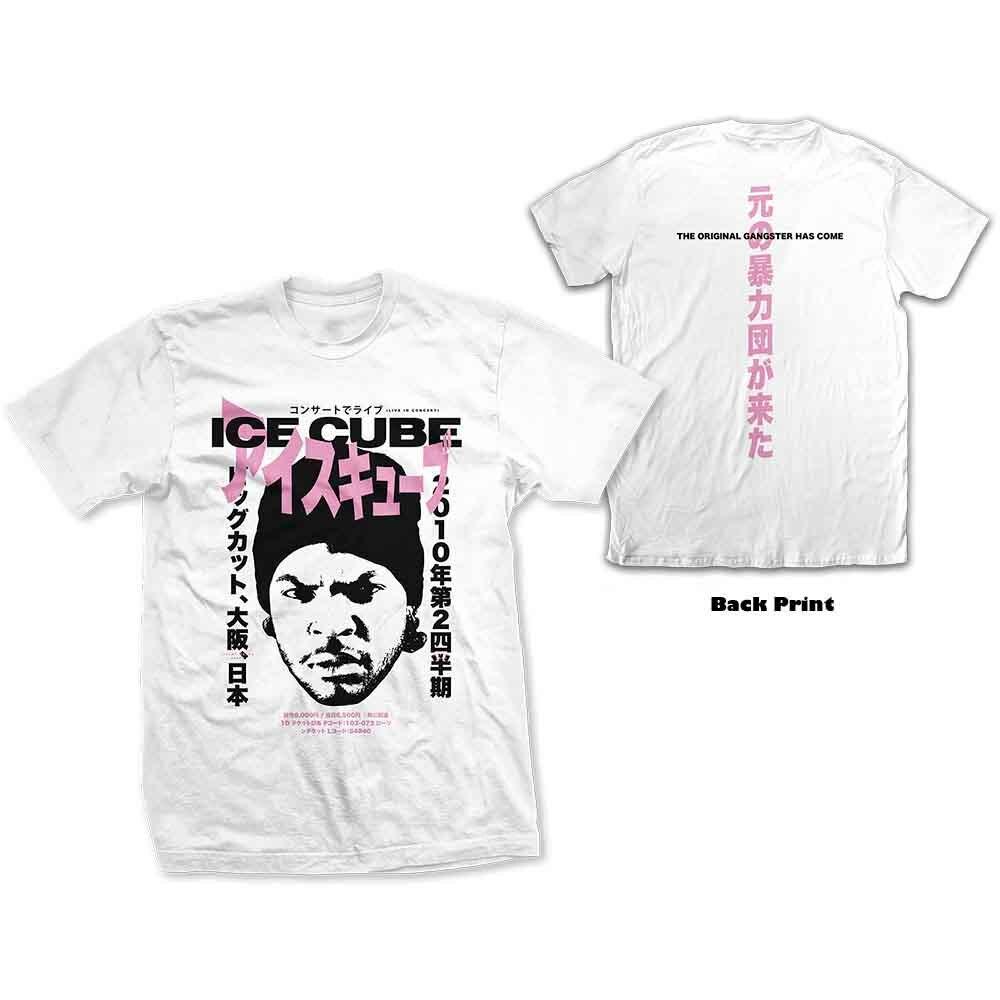 Ice Cube Beanie Kanji T-Shirt White New Unisex T-Shirt M