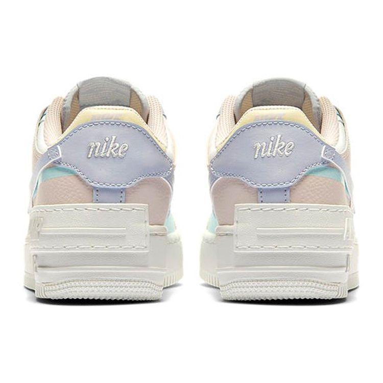 Nike Air Force 1 Shadow Pastel Women Sneakers White Summit-White Glacier-Blue CI0919-106