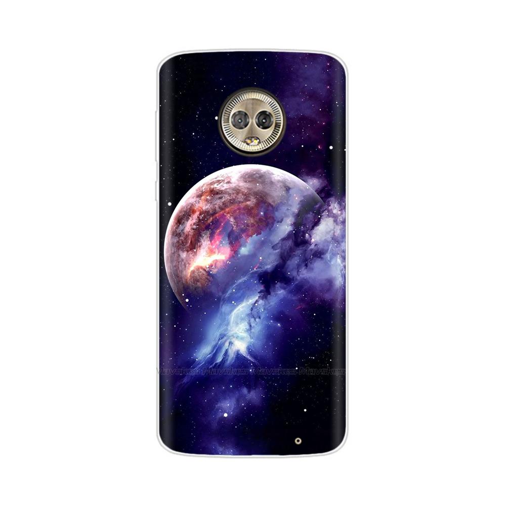 For Moto G6 Play Case TPU Soft Paint Animal Silicone Clear Cover for Motorola Moto G6 Play Plus G6Play Cases Protective Shell