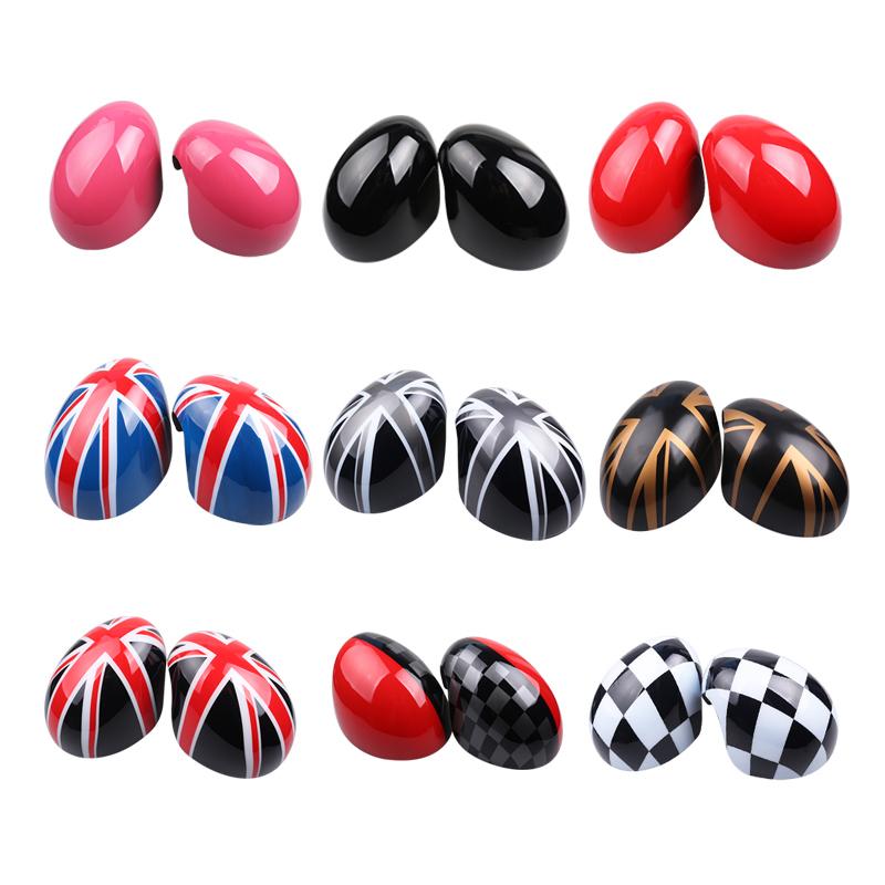 Autotüren Spiegelaufkleber Rückspiegelabdeckungen für Mini COUNTRYMAN CLUBMAN Fließheck R50 R52 R53 R55 R56 R57 R58 R59