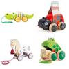 Holz-Ziehspielzeug Froschfamilie für Kleinkinder Kinder Baby Jungen Mädchen Lernen Aktives Spielen