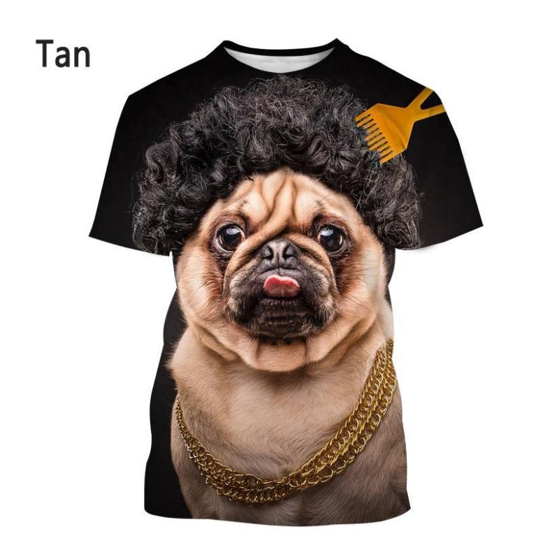 Summer New Fashion Men and Women Tshirt 3d Print Dachshund Dog Print Tshirt Tops Casual Tshirt