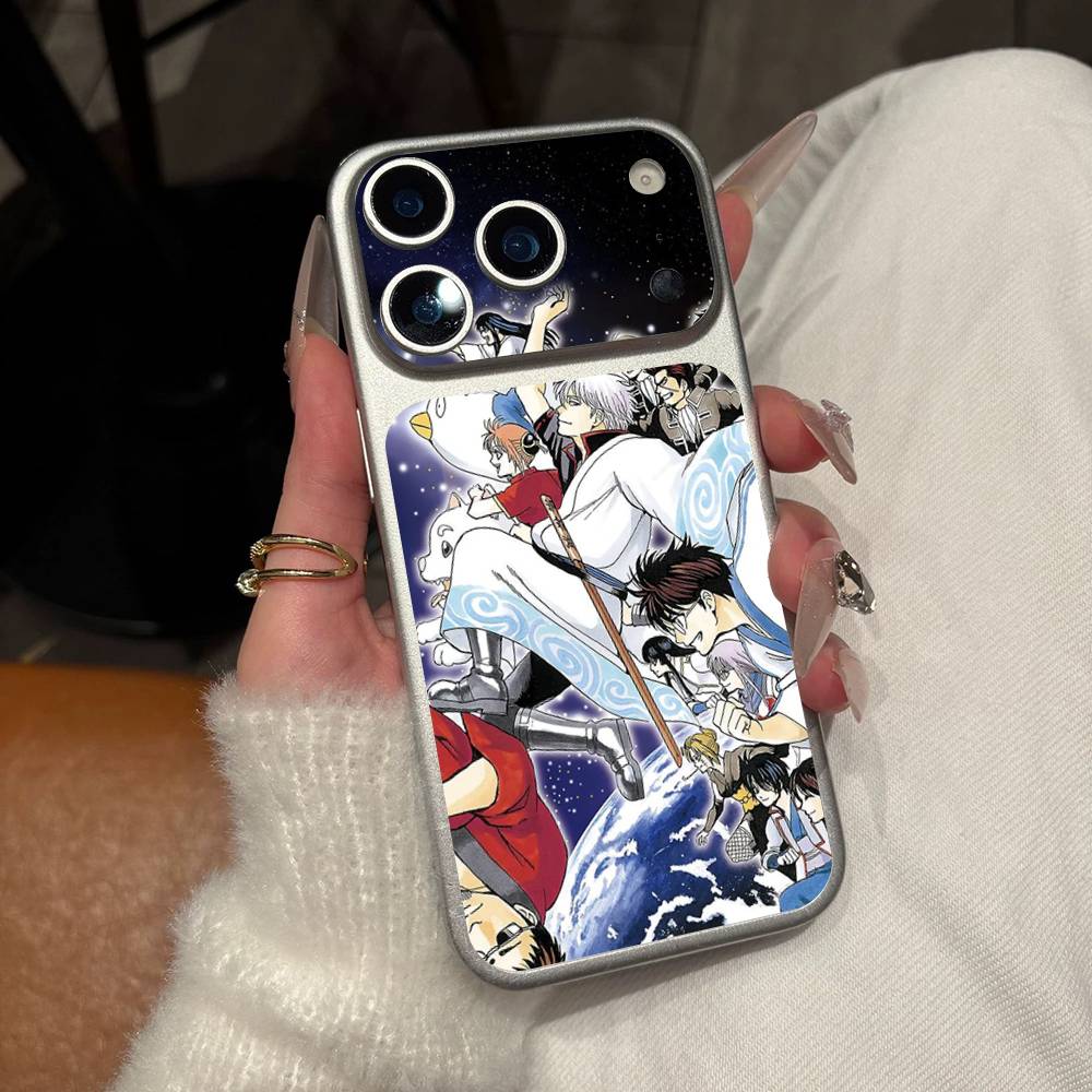 Funny Anime GINTAMA Protective Back Wrap Skin Decal Sticker For IPhone 17 Pro 17 Pro Max