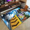 Cars Adventure Carpet For Playroom Bedroom Living Room Sofa Home Decorkids Game Area Rug Nonslip Floor Mat