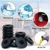 Glad Hand Seal, 20Pcs Gladhand Washers Rubber Seals Black Gasket Elastic Grommets For Semi Trucks Trailers Brake Air Hose Parts Number 10028