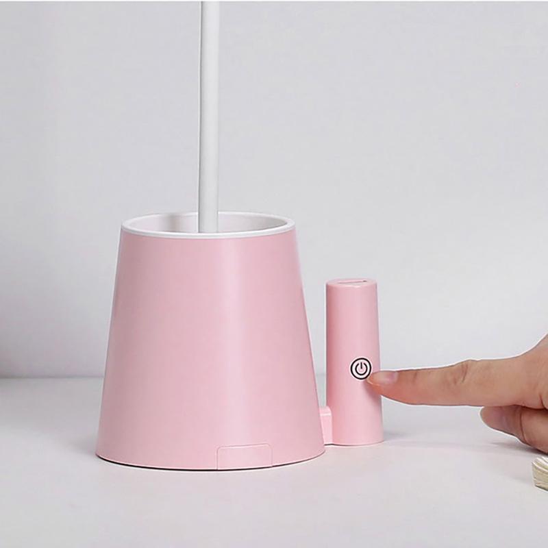 LED Table Lamp Folding Eye Protection Desk Lamp Pen Holder Small Reading Light for Student Oem Phone Holder Bedroom Table Light
