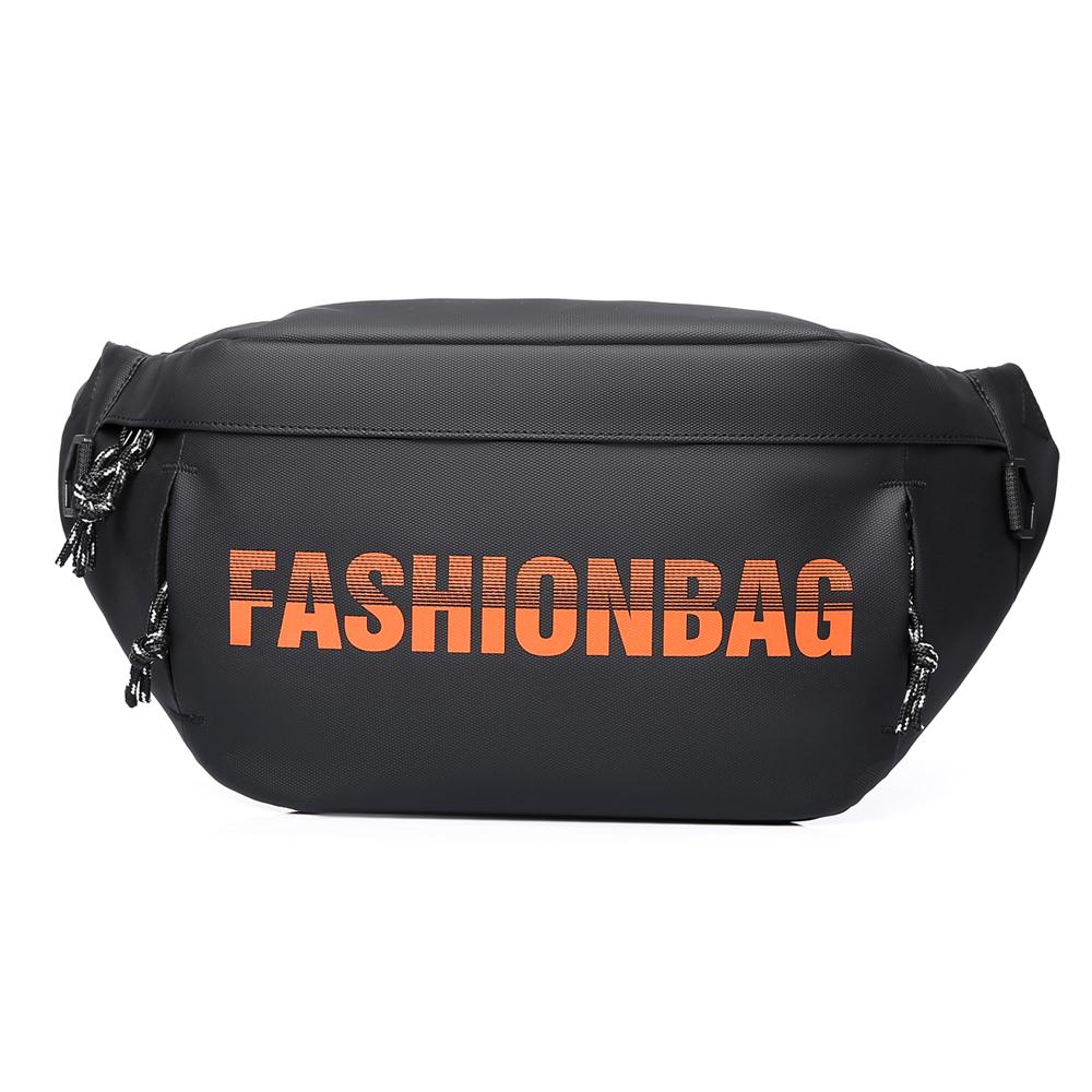 New functional trendy chest bag, large capacity trendy brand single shoulder crossbody bag, cycling functional bag