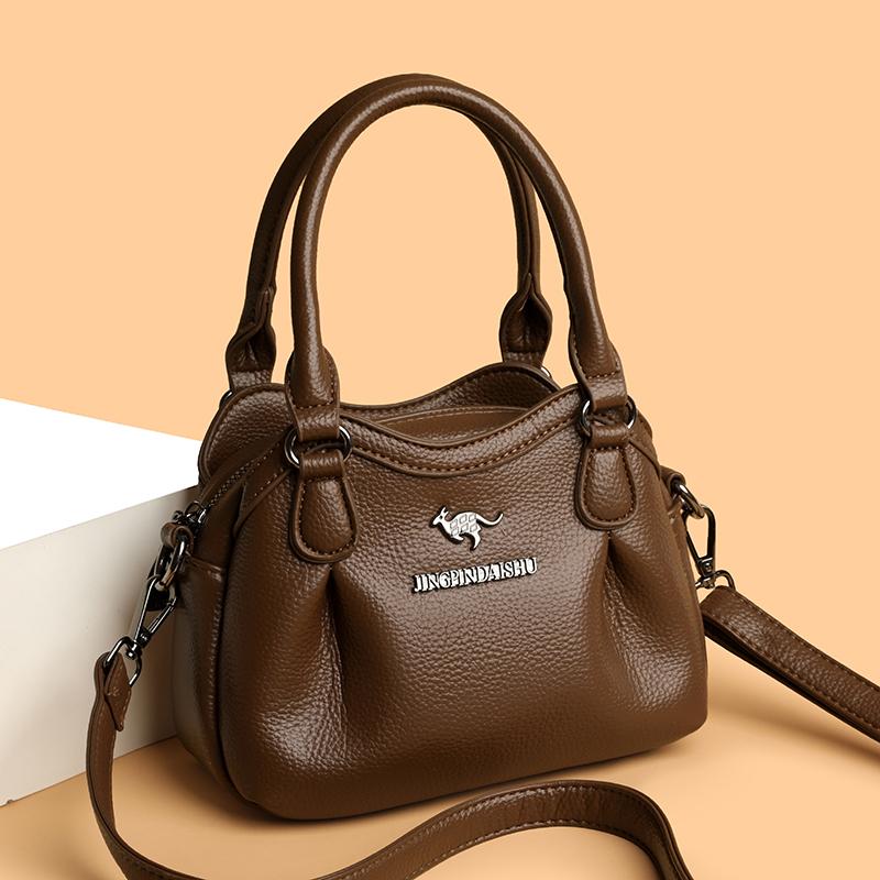 Luxury Designer Women's 3 Layer Tote Sac Large Capacity Commuting Shoulder Crossbody Bags Top Quality Soft Leather Handbags 2026