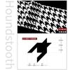 Houndstooth Black and White Wallpaper Bedroom Living Room Background papel de parede Home Decor