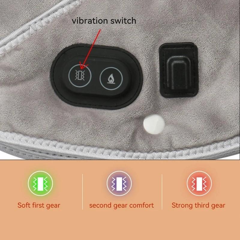 Electric Heating shoulder Neck Pad Massager Portable Cervical Brace Wrap Thermal Compress Relieve Pain & Fatigue Back Brace Tool