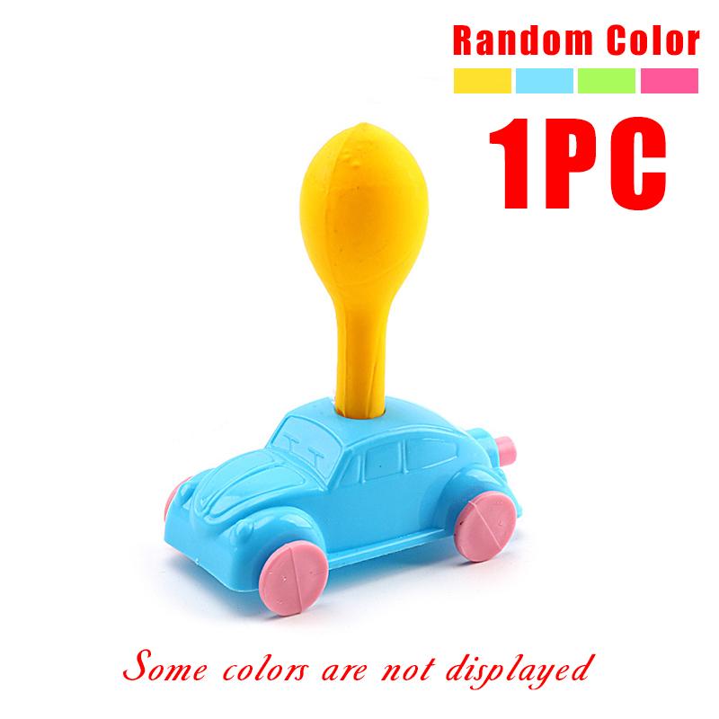 1/3/6PCS Mixed Colorful Blowing Air Running Car Models Ornament Balloon Recoil Cars Creative Festival Gifts Party Game Props ZYF