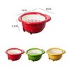 Quick Draining Kitchen Drain Basket Double Layer Strainer Basket New Fruit Washer Bowl  Kitchen Use