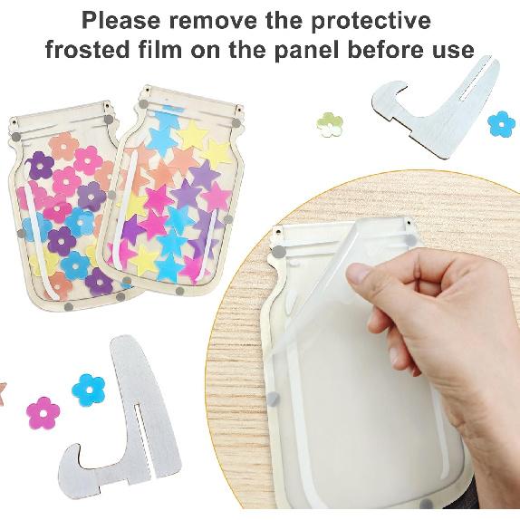 2 PACK Reward Jars for Kids: Magnetic Star Jar Reward System for Classroom & Home - Back To School Class Positive Behavior Incentive Jar for Teacher