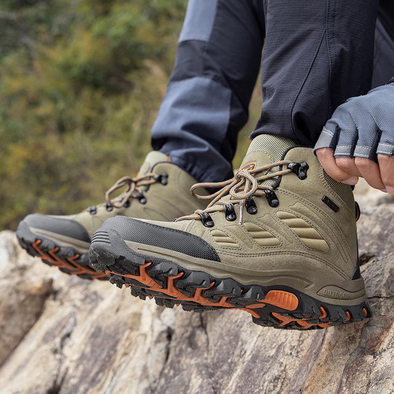 2025 Four Seasons High-Top Hiking and Climbing Shoes - Casual, Cross-Border Couple Style