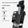 2025 Portable Bluetooth Selfie Stick with Adjustable Phone Holder and Floor Stand for Travel and Live Streaming