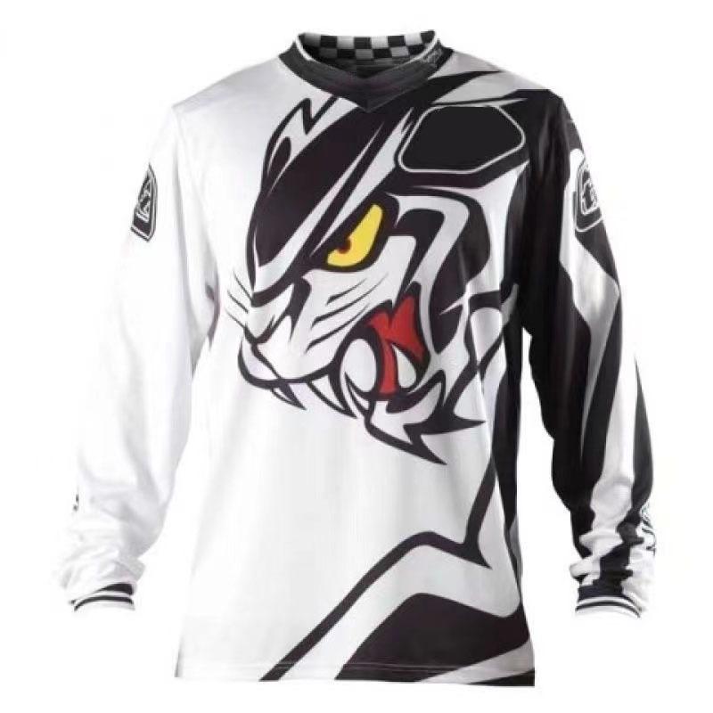 Maglia MTB Downhill Manica Lunga Motocross Racing Shirt Off Road Dirt Bike ATV Enduro MX