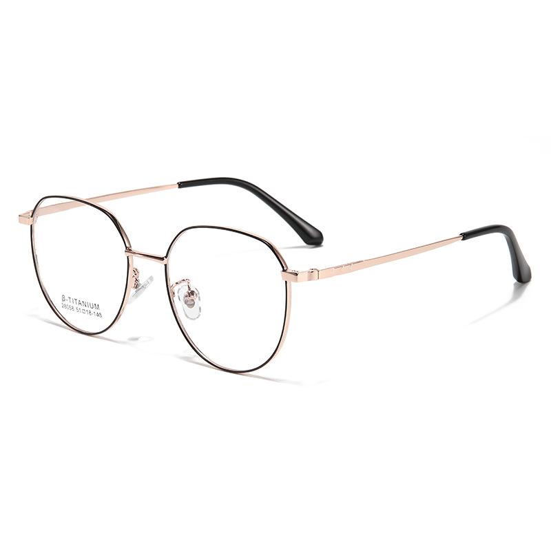 Ultra-Light Retro Danyang Titanium Eyeglass Frames - Non-Magnetic Myopia Glasses, High-End Feel
