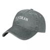 Alaska Denim Baseball Cap Est 1959 Unisex Unisex Custom Logo Trucker Hat Spring Casual Tennis Skate Dropshipping Baseball Caps
