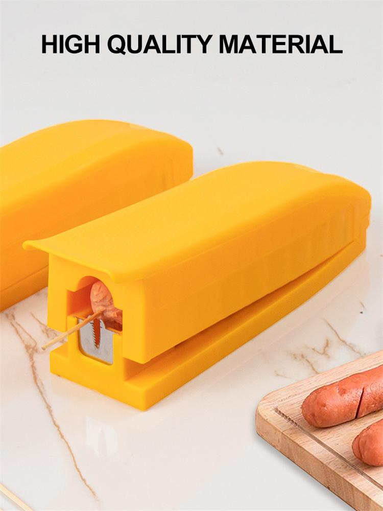 Sausage Slicer Tool PP+Stainless steel Multifunctional Hot Dog Slicer Sausage Cutter Vegetable Strawberry Slice Kitchen Tools