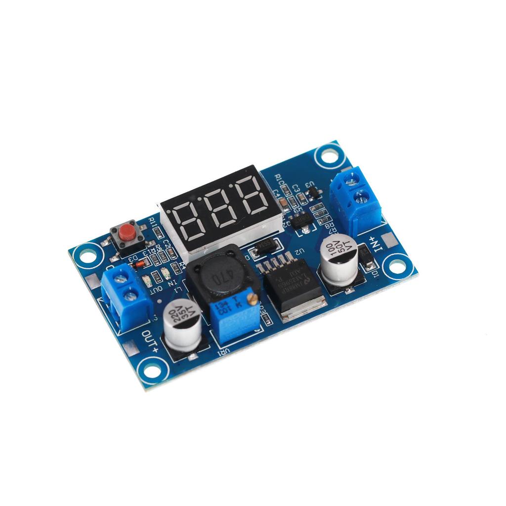 LM2596 DC-DC Adjustable Buck Module with Voltage Display
