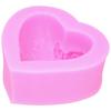 DIY Silicone Mold 3‑Dimensional Heart Shaped Rose Flower LOVE Cake Chocolate Soap Candle