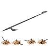 Heavy Duty Fire Poker Metal Steel Fireplace Fire Pit Poker Campfire Long Fire Pit Poker Stick for Camping Outdoor Use