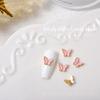 5Pieces/set Butterfly Nail Charms Butterfly Rhinestones Nail Art Decoration DIY