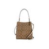 Coach Town Coated Canvas Leather Bucket Bag , Crossbody Handbag Women's Brown (Unisex) Handbags 2312 IMRO8