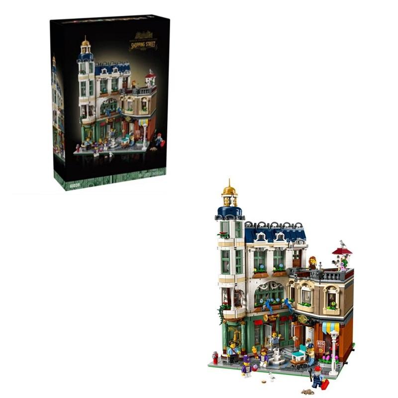 Compatible with LEGO 11371 Shopping Street Collection Street View ICONS Series Building Block Toys for Boys and Girls