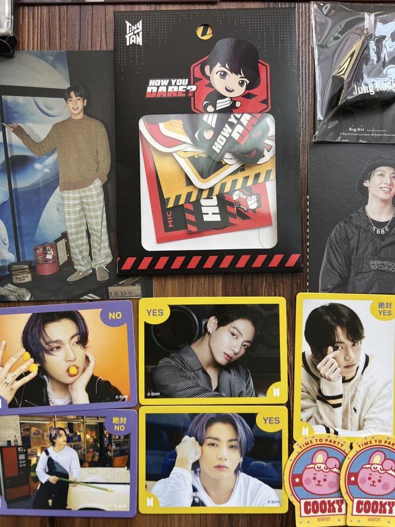 [USED] BTS JUNG KOOK trading cards bulk sale