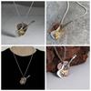 Vintage Punk Rock Pendant Chain Choker Music Guitar Necklace Trendy Guitar Pick Necklace  Hip Hop