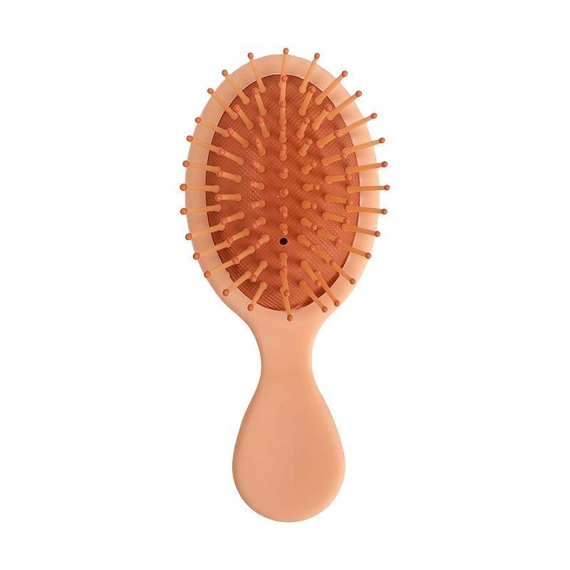 Portable Macaron Air Cushion Massage Comb for Students - Compact Beauty Hair Tool