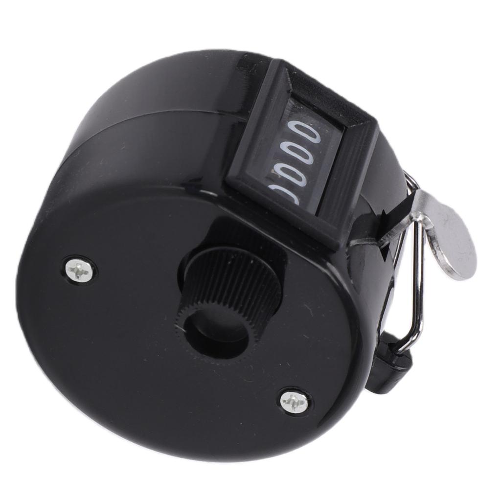 4 Digit Number Counter Compact Hand Mechanical Counter with Reset Knob for Counting Numbers Knitting