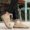 Summer Men's Leather Sandals Outdoor Hollow Beach Sandals Casual Shoes