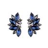 Fashion Exaggerated and Generous, Women's Trend Personalized Alloy Diamond-encrusted Multi-layer Stud Earrings