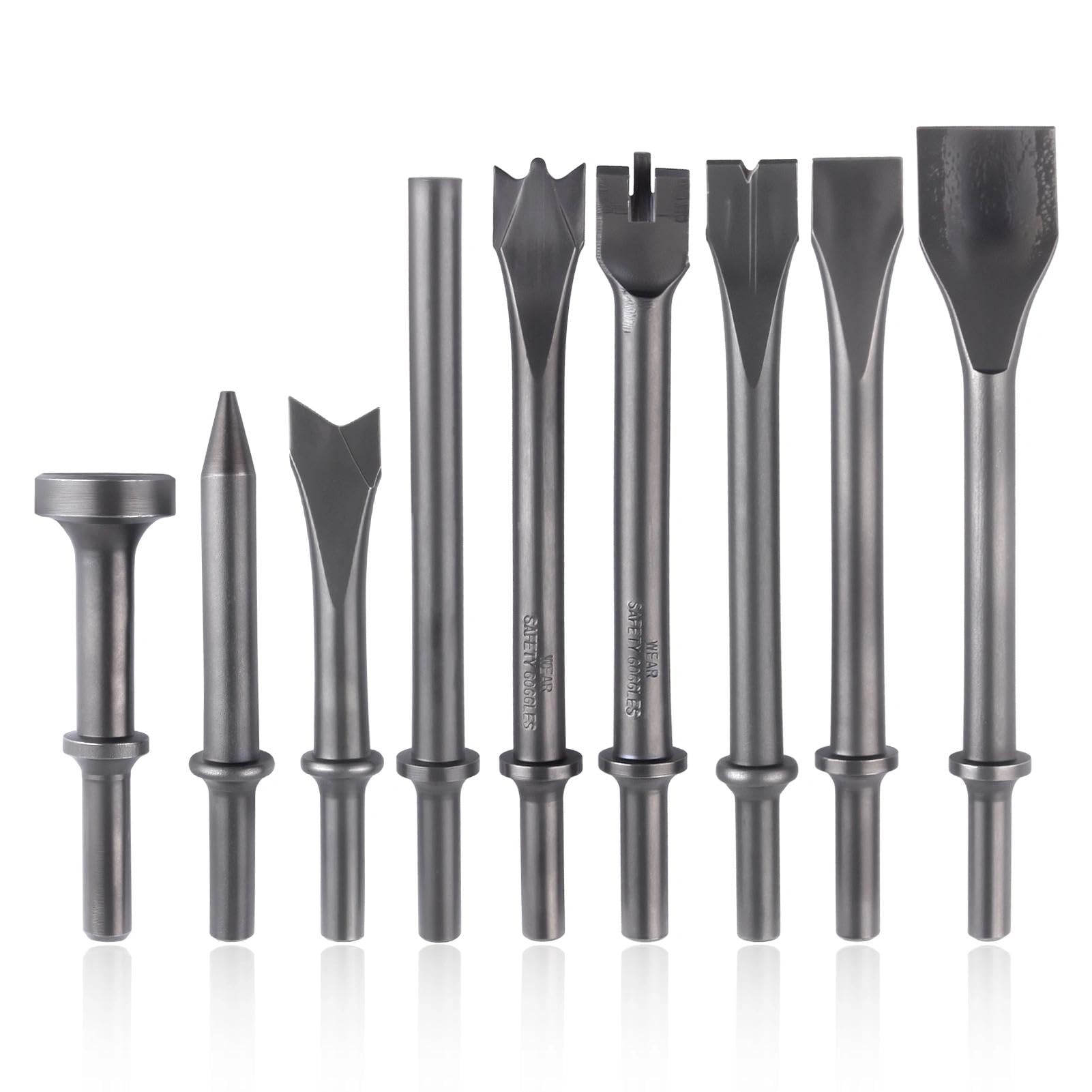 

SPEEDWOX Набор пневмомолотка и зубила Сглаживающий пневмомолоток и зубило Пневмомолоток Пневмозубило Пневмо Пневмомолоток Зубило Зубило для зубила чёрный