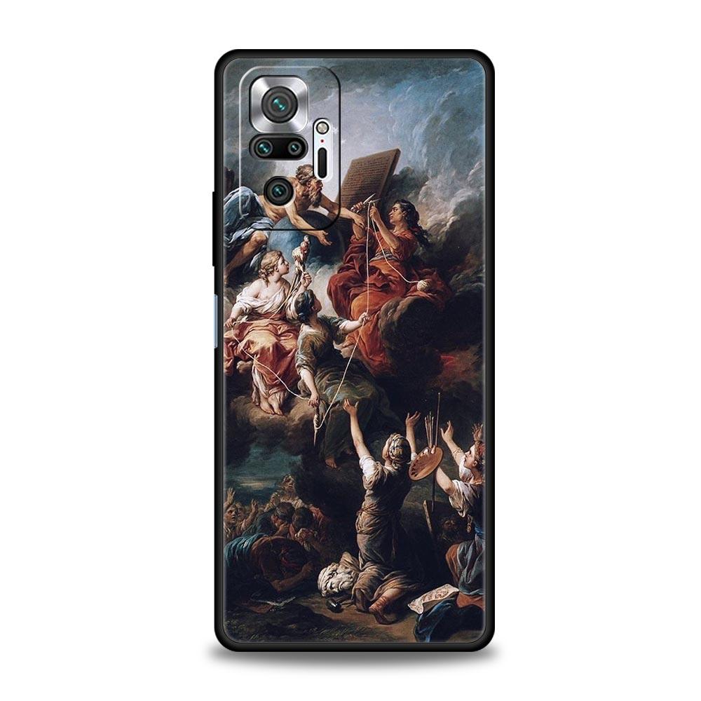 Classical Aesthetic Art Phone Case For Xiaomi Redmi Note 14 13 5G 10 11 12 Pro Plus 4G 14C 13C 12C 10C Black Cover
